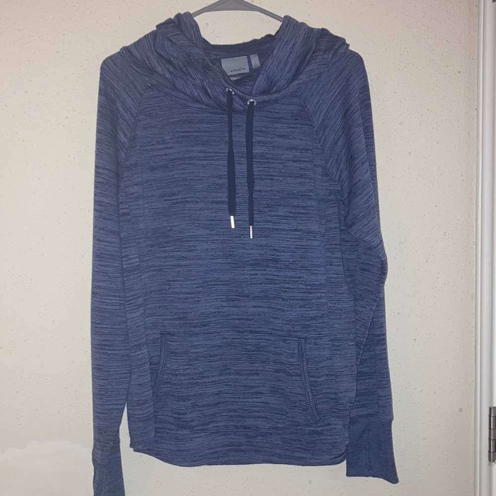 Blue Athleta pullover sweater